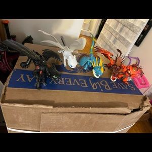 How To Train Your Dragon figures